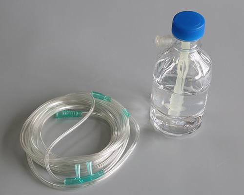 The humidification device of the nasal oxygen tube (circular non band filter)